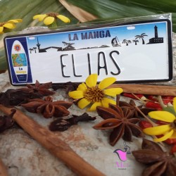 Placa Personalizada Elias
