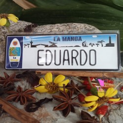 Placa Personalizada Eduardo