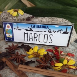 Placa Personalizada Marcos